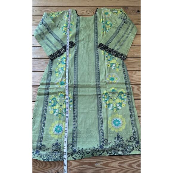 NEW Sadabahar Stitched Pakistani Suit Size Medium Women’s Green - Picture 5 of 15